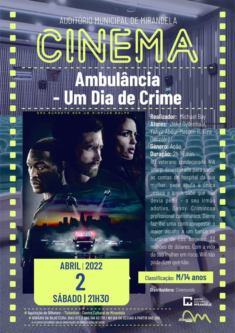 Cinema - Ambulância: Um dia de crime