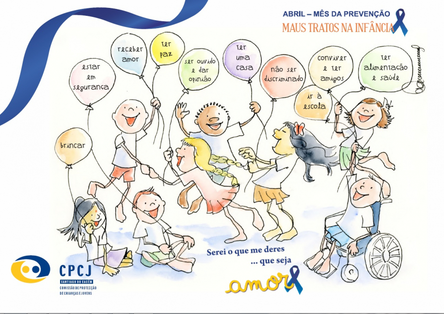 Abril- Mês da Prevenção dos Maus Tratos na Infância.