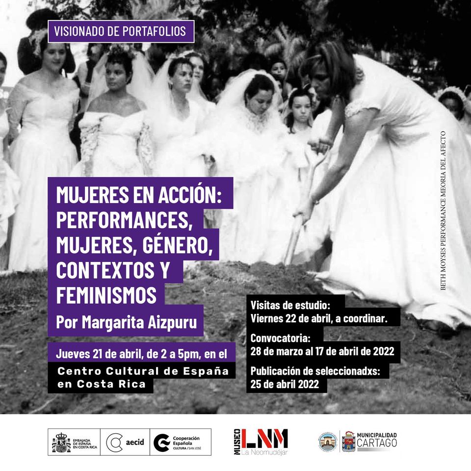 [VISIONADO DE PORTAFOLIOS] MUJERES EN ACCIÓN:  Performances, mujeres, género, contextos y feminismos