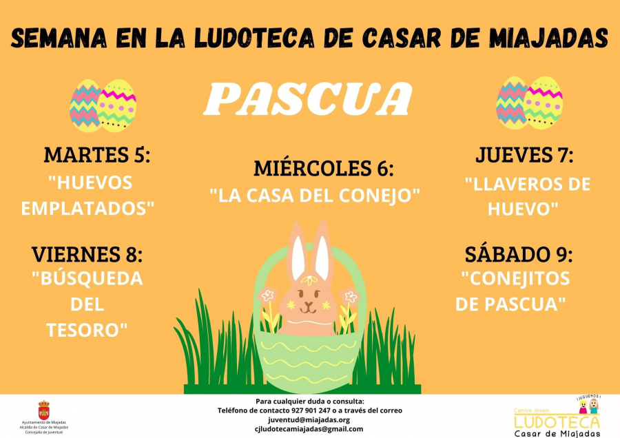 Semana “Pascua” en la Ludoteca de Casar de Miajadas
