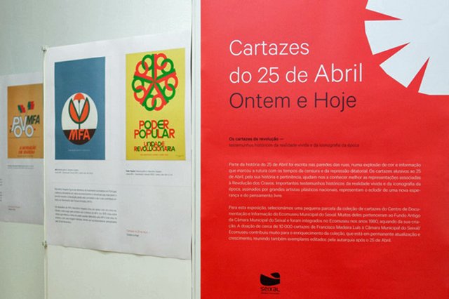Cartazes do 25 de Abril – Ontem e Hoje