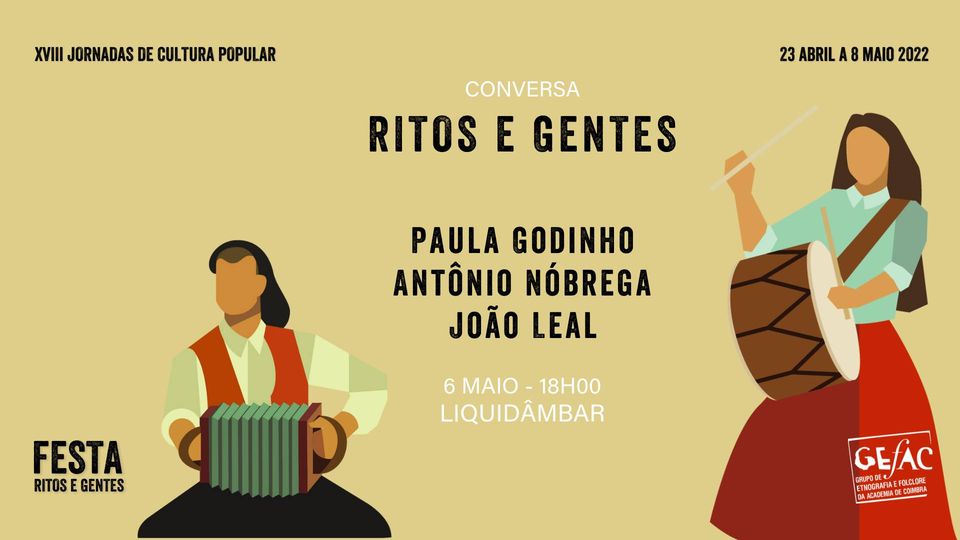 Conversa 'Ritos e Gentes' com Paula Godinho, João Leal e Antônio Nóbrega