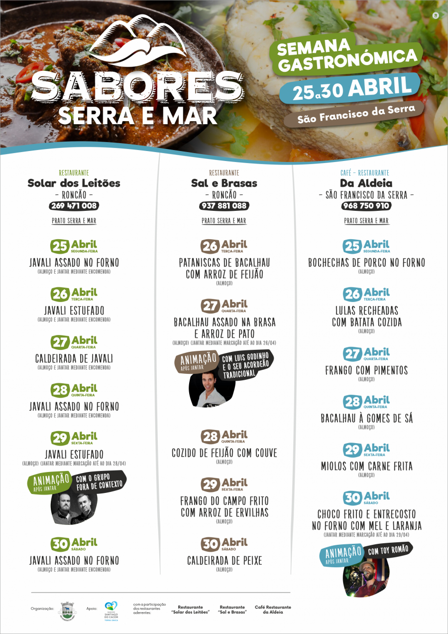 Semana gastronómica de São Francisco da Serra