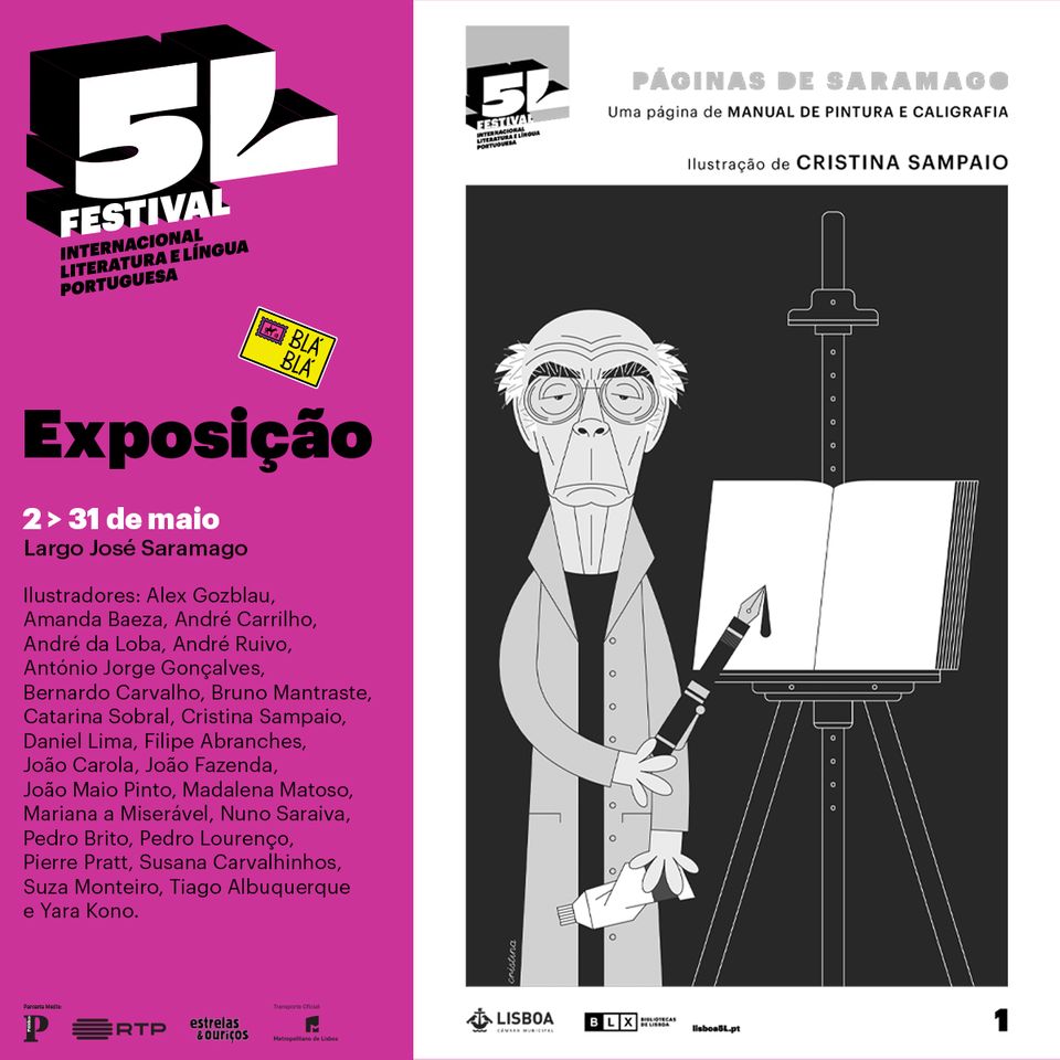 Festival 5L: Exposição Páginas de Saramago