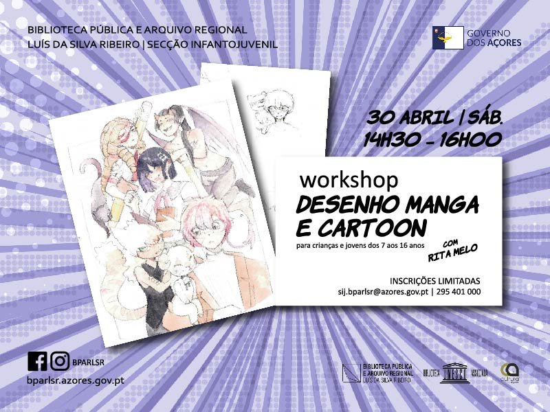Workshop Desenho Manga e Cartoon