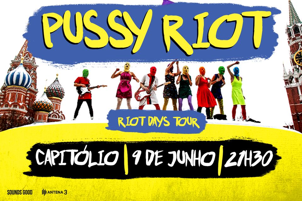 Concerto das Pussy Riot em Lisboa