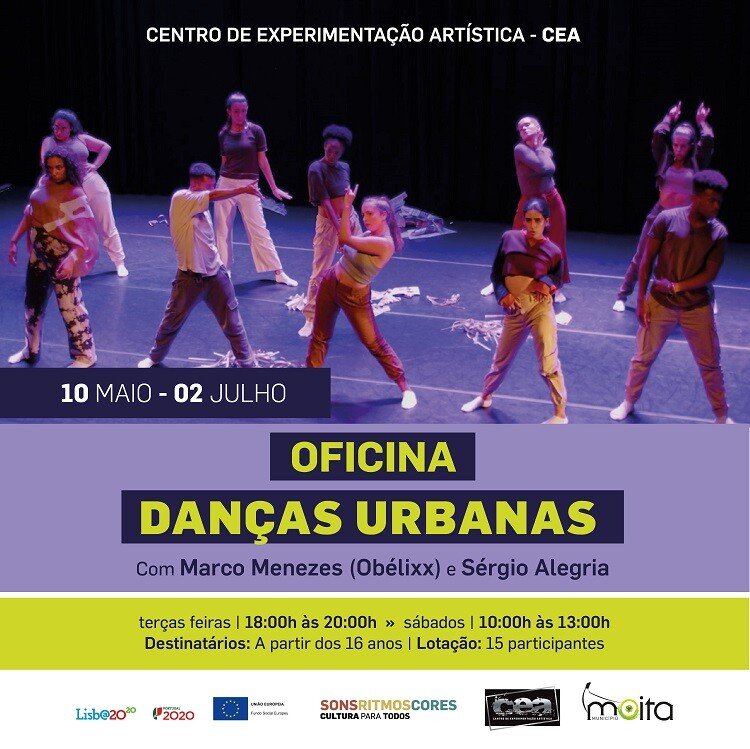 Danças Urbanas, com Marco Menezes ( Obélixx) e Sérgio Alegria -Projeto Sons.Ritmos.Cores