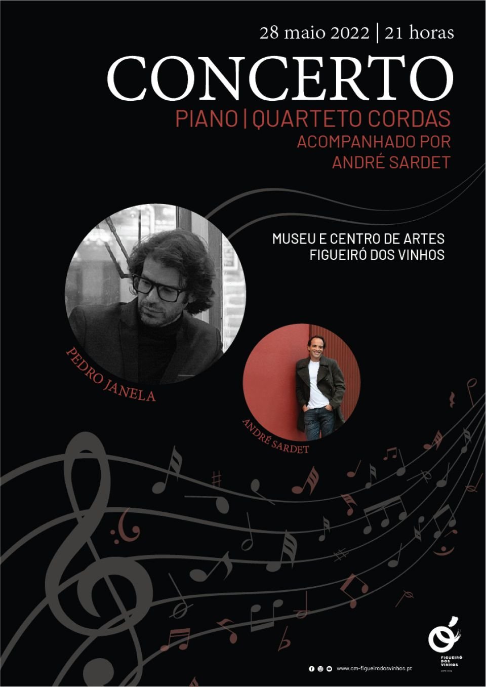 Concerto: Piano & Quarteto de Cordas com André Sardet