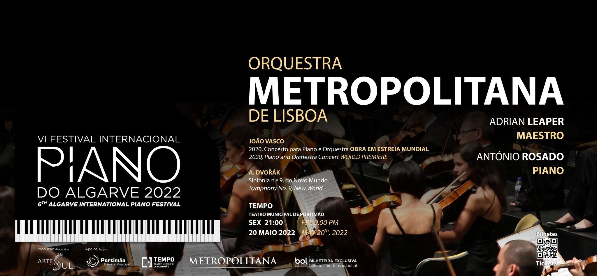 Festival Internacional de Piano do Algarve | Orquestra Metropolitana de Lisboa