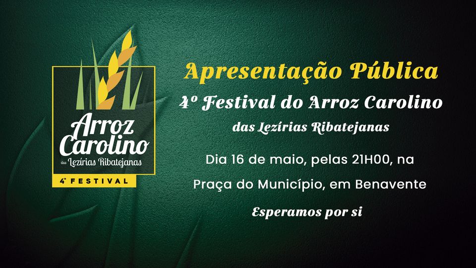 Apresentação Pública 4º Festival do Arroz Carolino