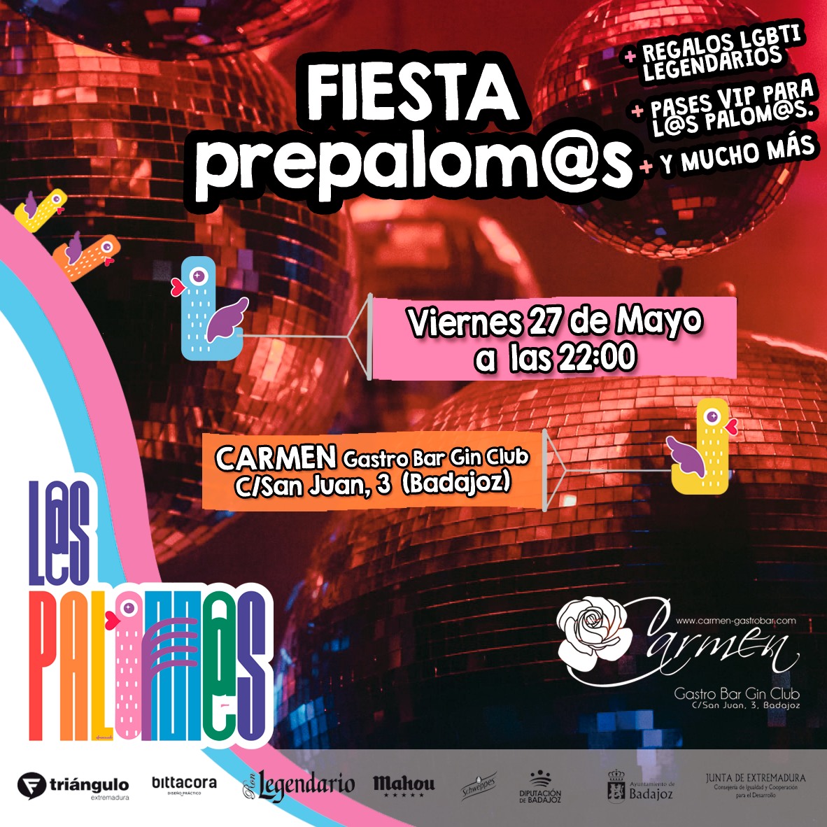 Fiesta Prepalom@s: Carmen GastroBar (Badajoz)