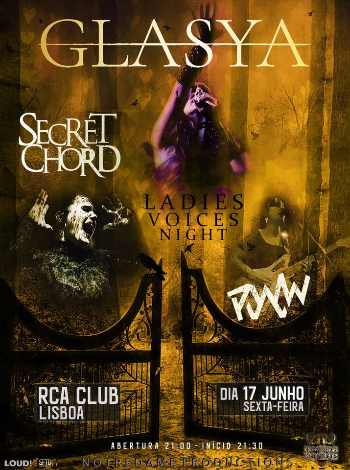 GLASYA + SECRET CHORD + POWOW - 'Ladies Voices Night' - LISBOA