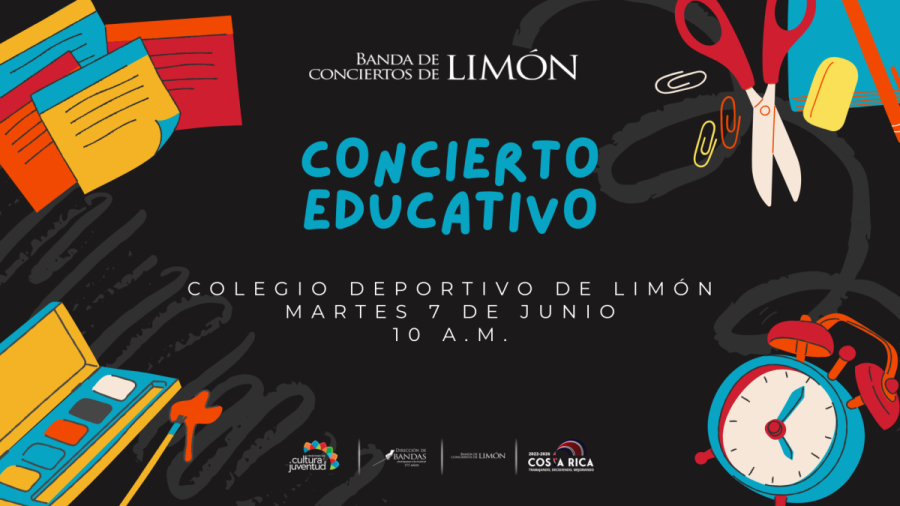 Concierto Didáctico en "Colegio Deportivo de Limón" | Banda de Conciertos de Limón