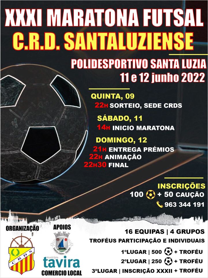 XXXI Maratona de Futsal CRD Santaluziense