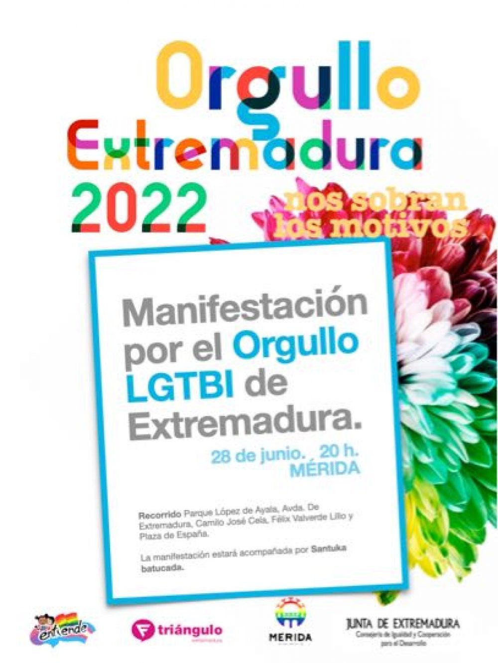 Manifestación por el Orgullo LGTBI de Extremadura