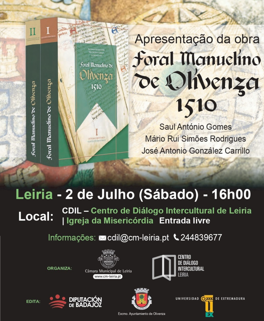“Foral Manuelino de Olivença 1510”: Apresentação de livro