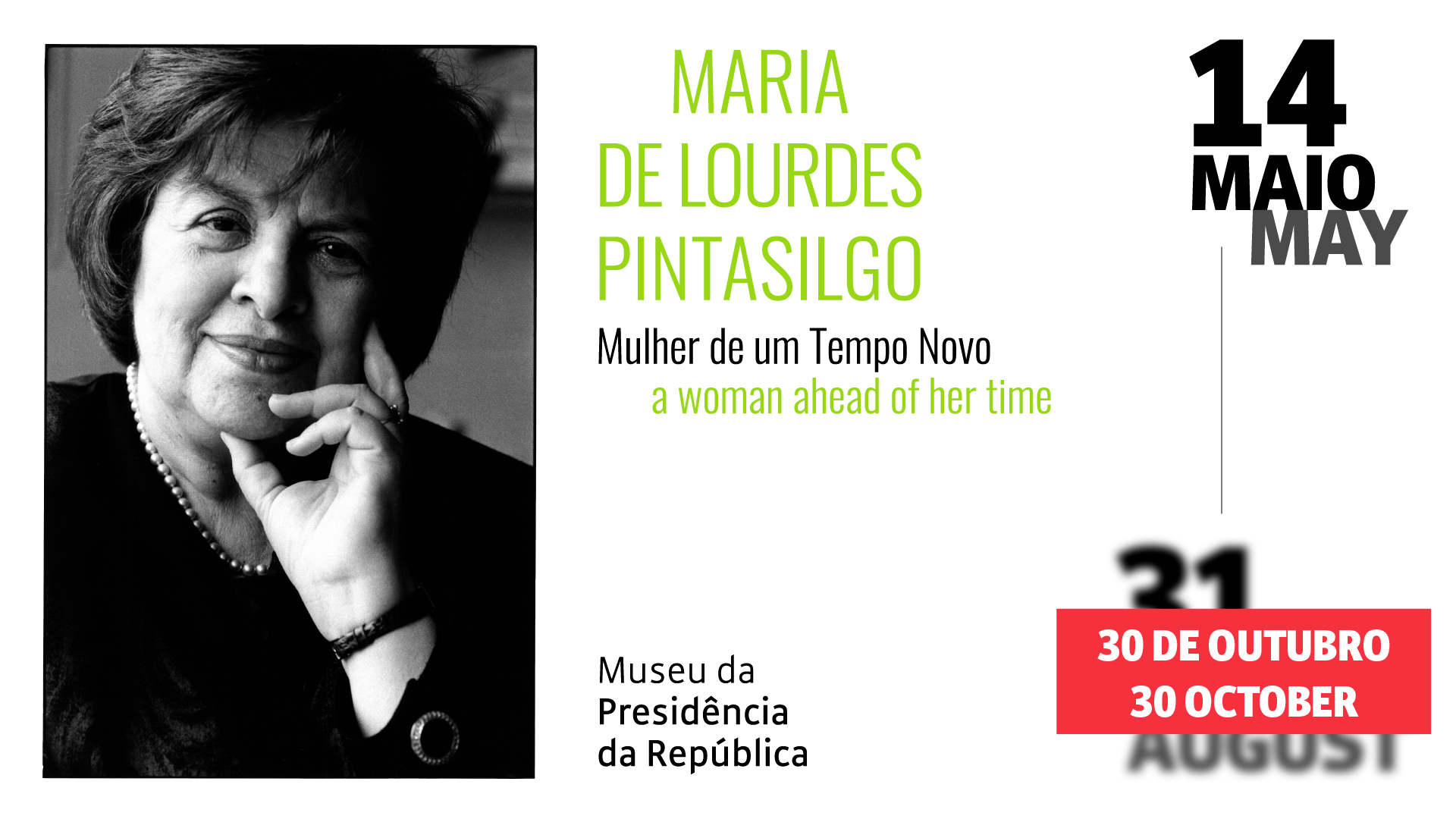 Exposição «Maria de Lourdes Pintasilgo. Mulher de um Tempo Novo»
