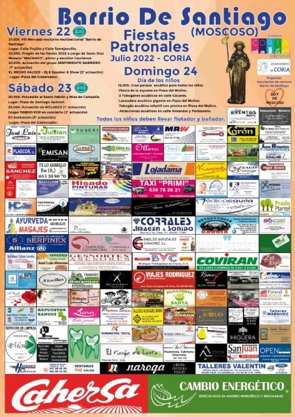 Fiestas del Barrio de Santiago-Moscoso 2022