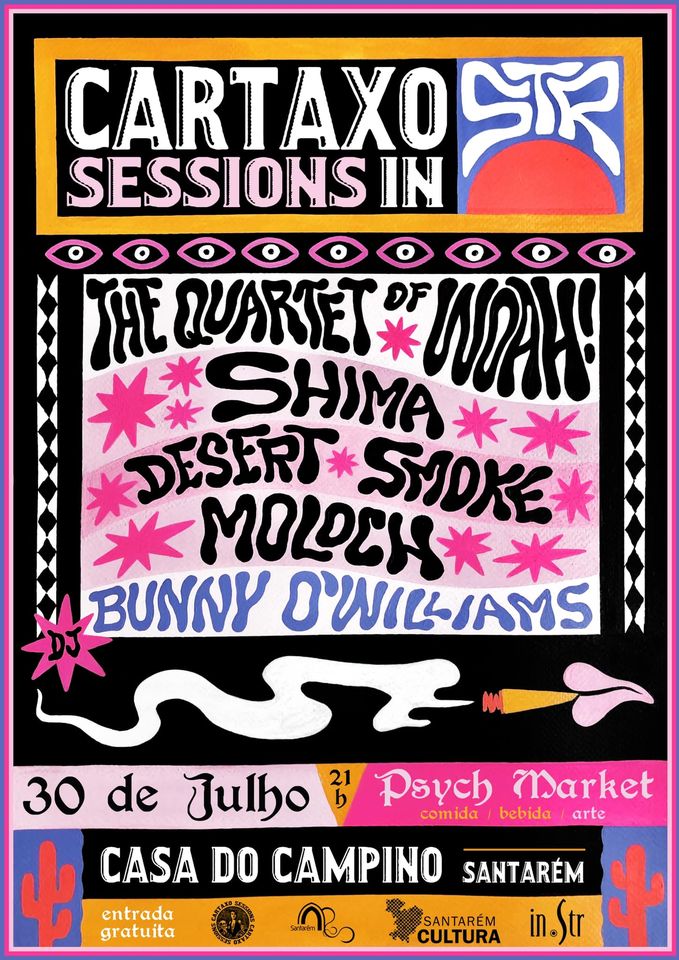 Cartaxo Sessions In STR: The Quartet of Woah! . Shima . Desert Smoke . Moloch
