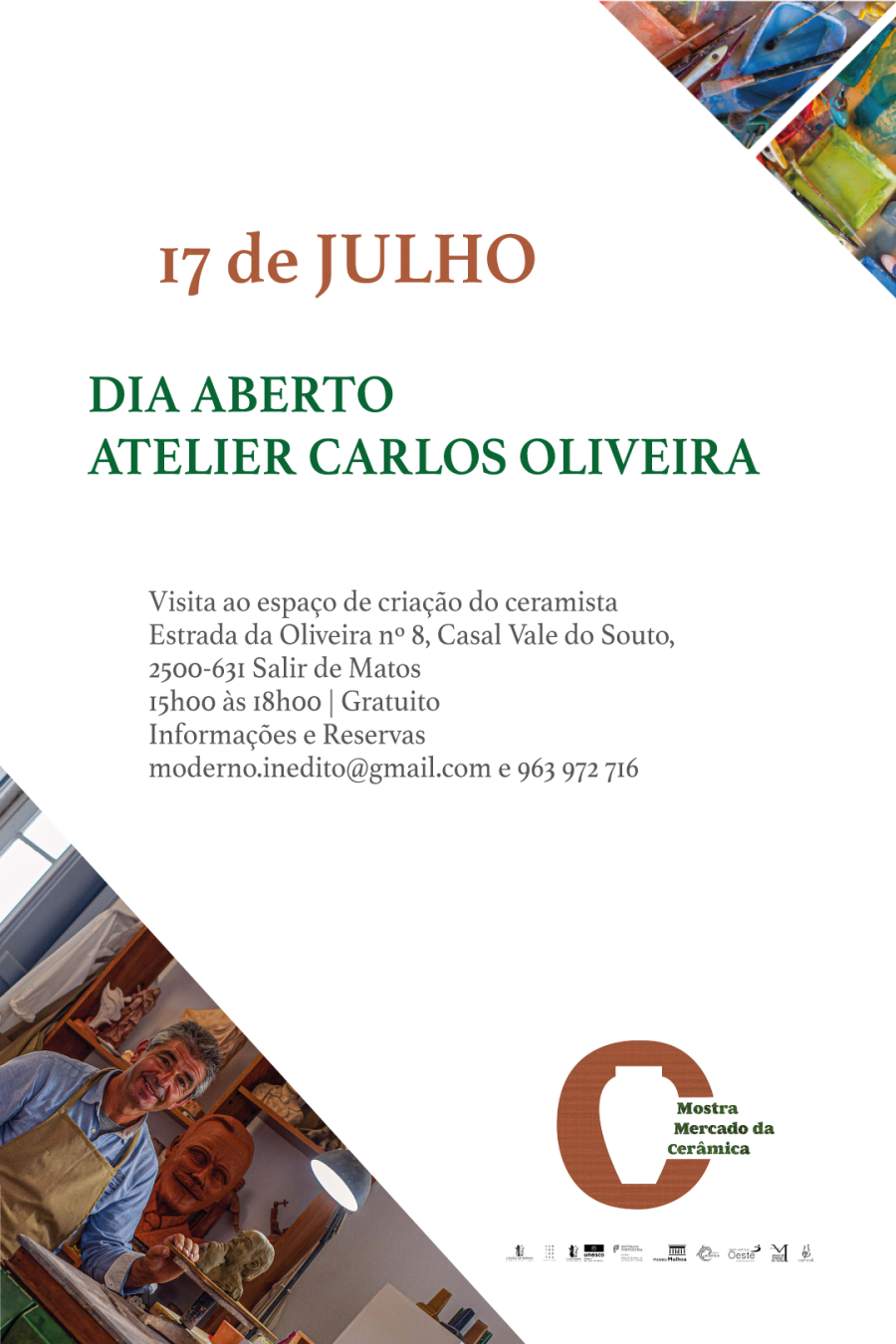 Dia Aberto Atelier Carlos Oliveira