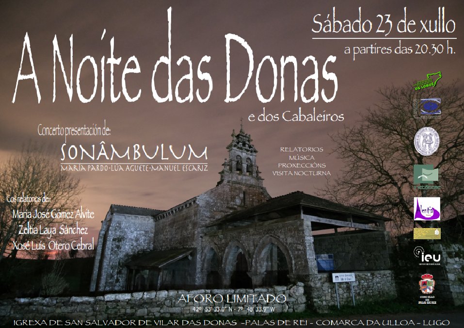 A Noite das Donas e dos Cabaleiros | Igrexa de San Salvador de Vilar das Donas (Palas de Rei)