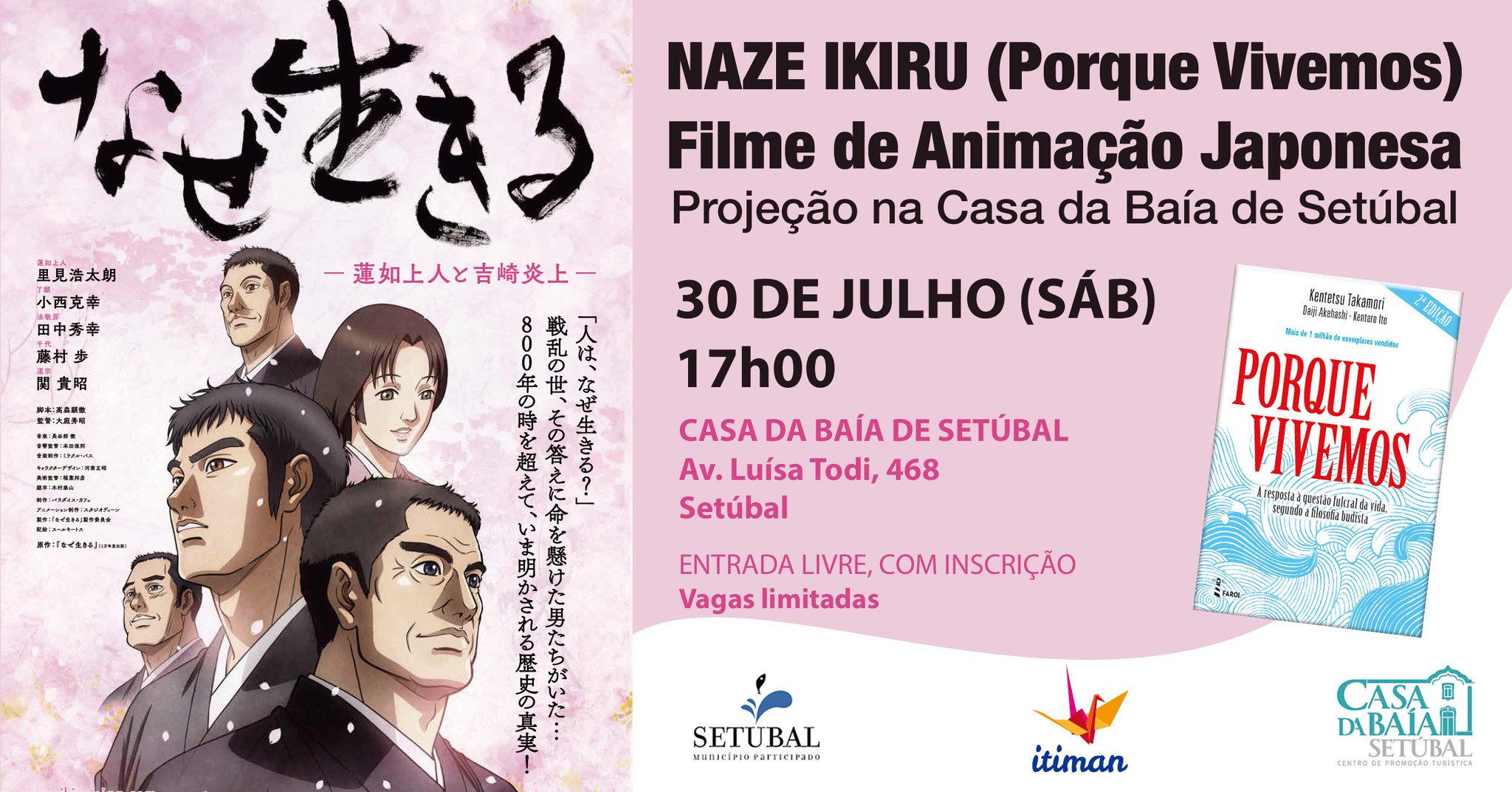 NAZE IKIRU (Porque Vivemos)_Filme de Animação Japonesa_Projeção na CASA DA BAÍA DE SETÚBAL