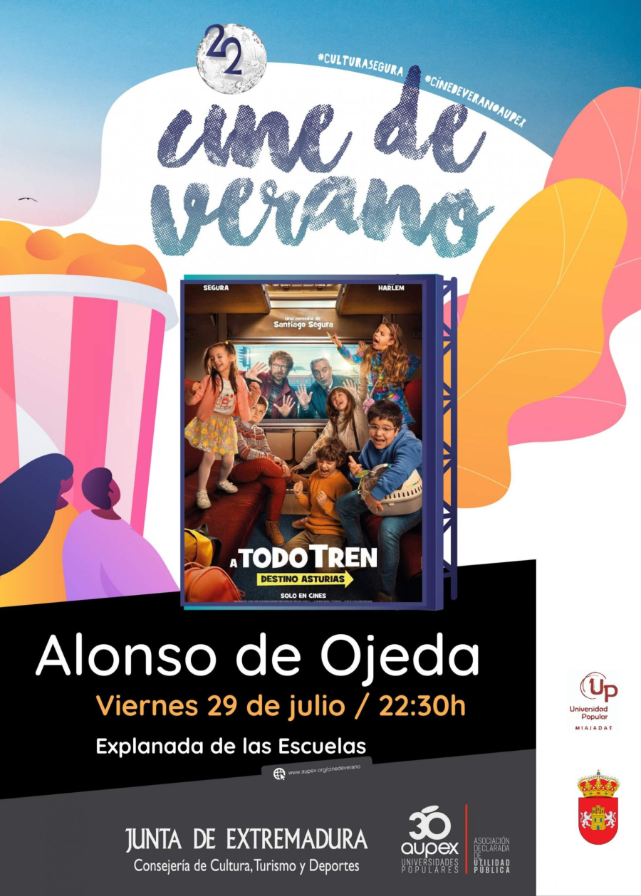 Cine de Verano en Alonso de Ojeda: A Todo Tren Destino Asturias