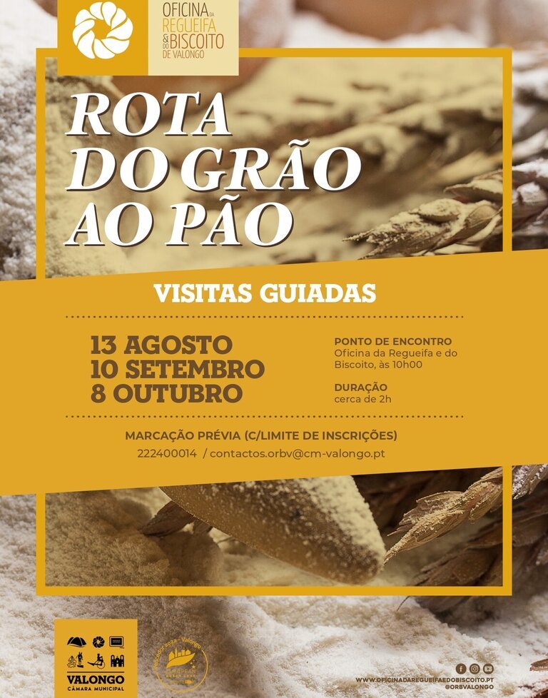 Visitas guiadas à Rota do Grão ao Pão