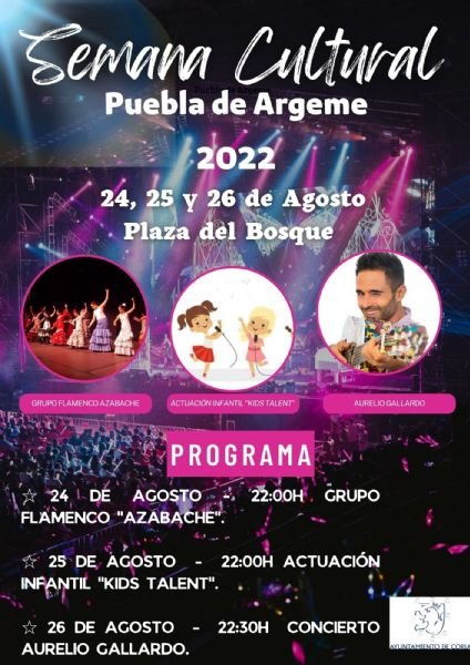 Semana Cultural de Puebla de Argeme 2022