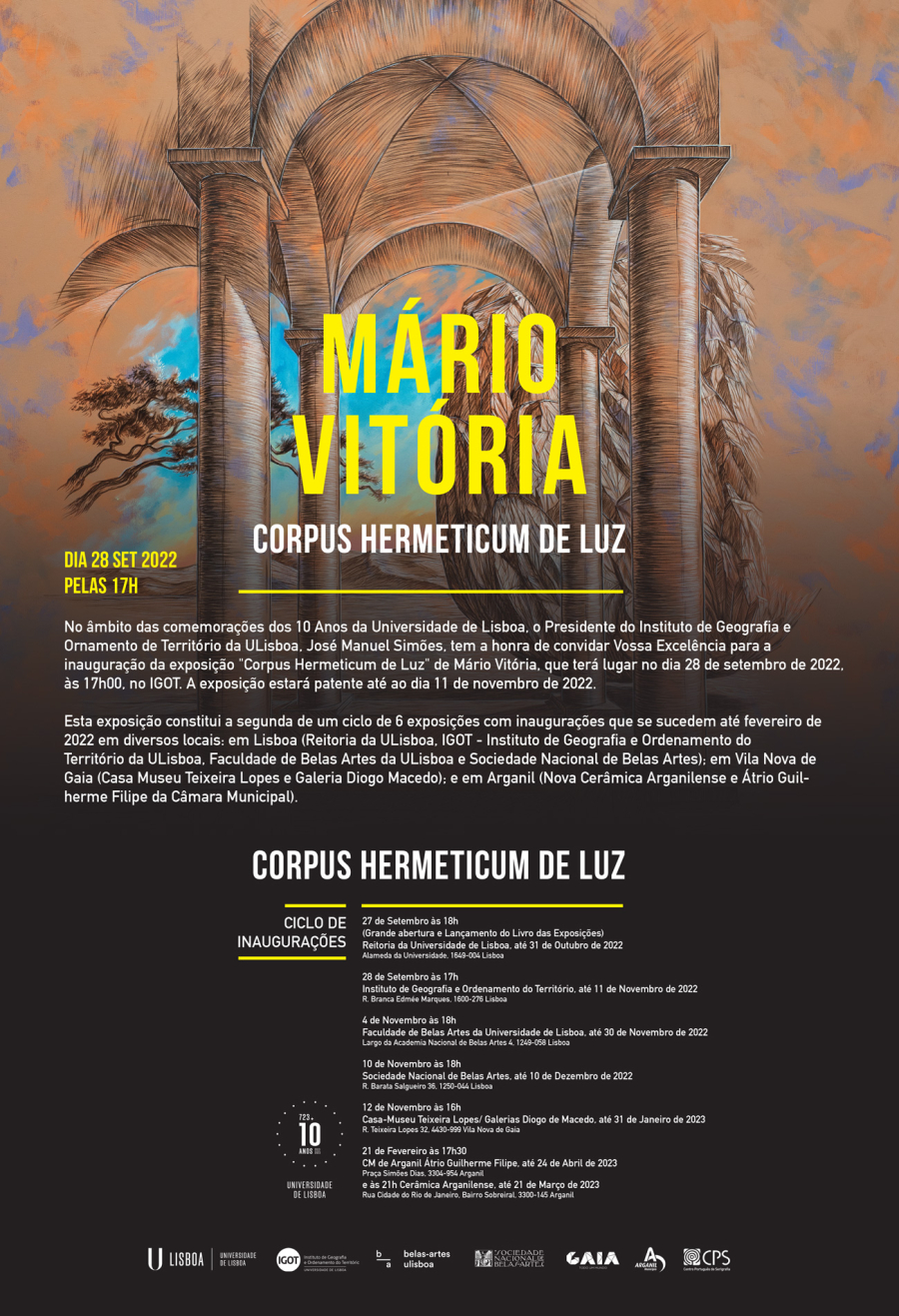 'Corpus Hermeticum de Luz' - Mário Vitória no IGOT