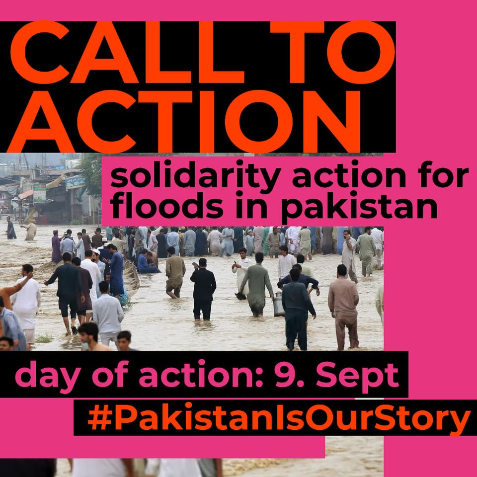 Solidariedade com o Paquistão. É a nossa história a ser contada.