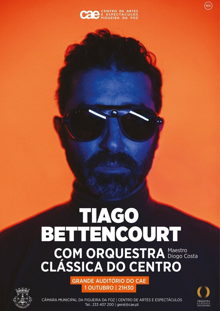 Tiago Bettencourt com Orquestra Clássica do Centro