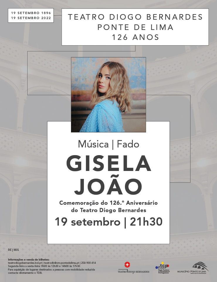 Gisela João | Teatro Diogo Bernardes - Ponte de Lima