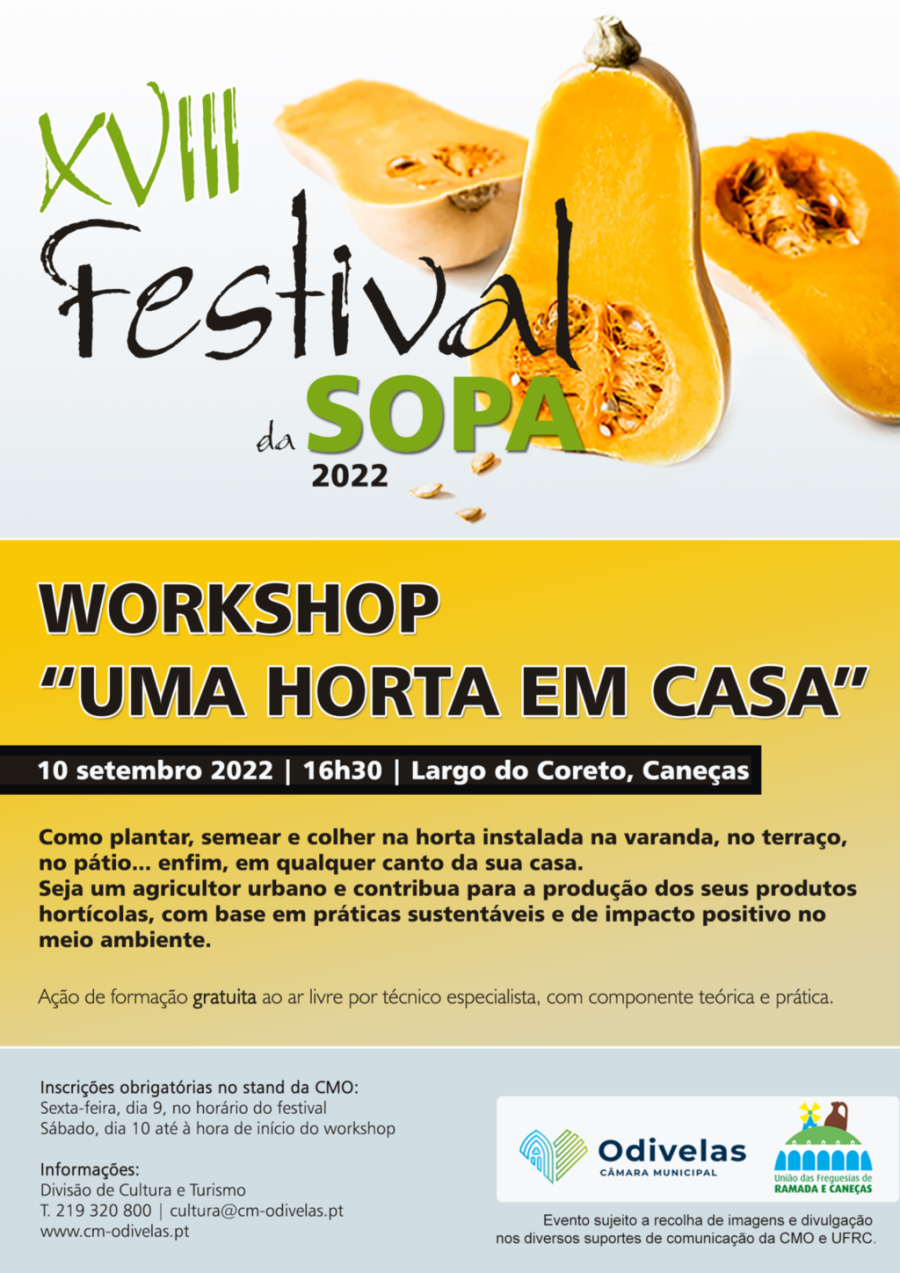 “UMA HORTA EM CASA” / workshop