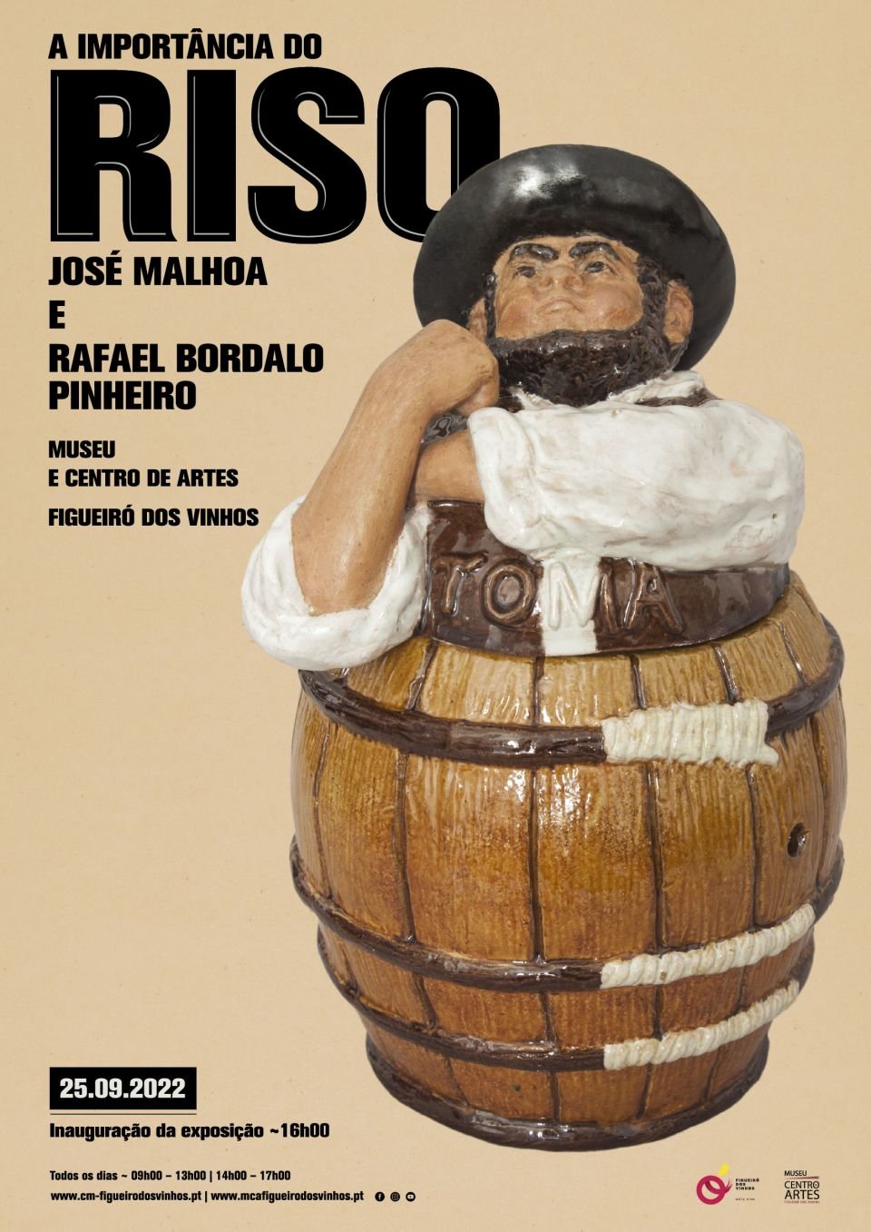 Exposição 'A Importância do Riso' - José Malhoa e Rafael Bordalo Pinheiro