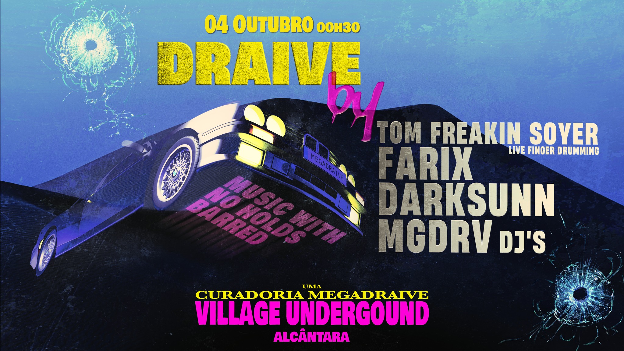 DRAIVE BY: Darksunn x Farix x MGDRV DJs x Tom Freakin Soyer (Live)
