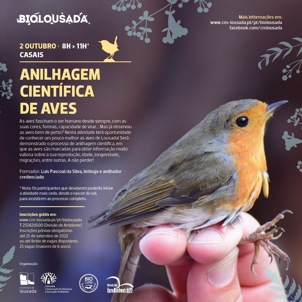 BioLousada - Anilhagem Científica de Aves