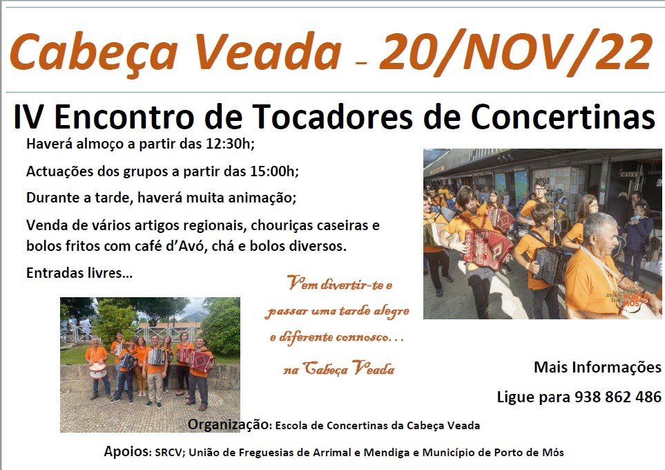 IV Encontro de Tocadores de Concertinas da Cabeça Veada