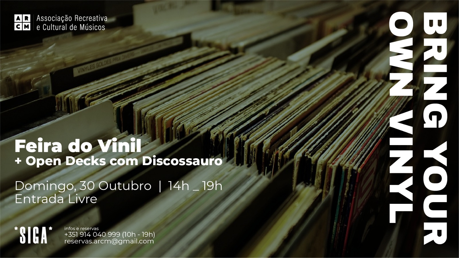 Bring Your Own Vinyl + Feira de Vinil