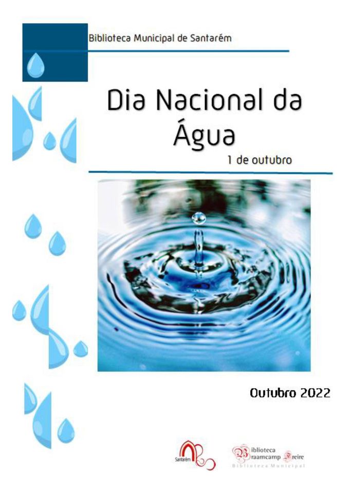 Mostra Bibliográfica “Dia Nacional da Água – 1 de outubro”