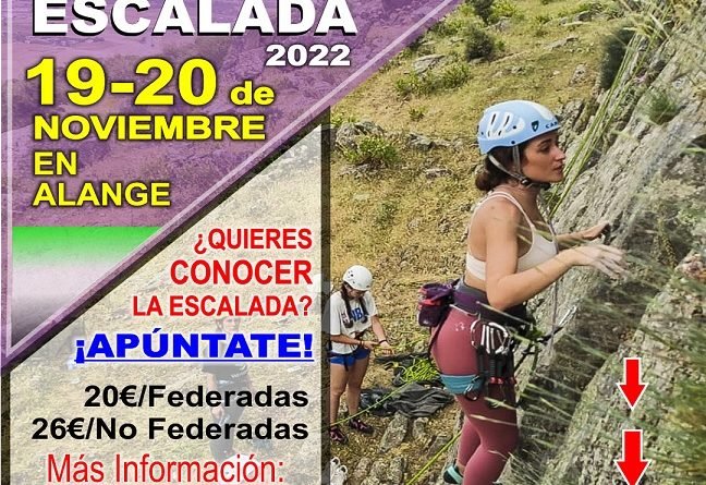 4ª Actividad de fomento femenino a la escalada