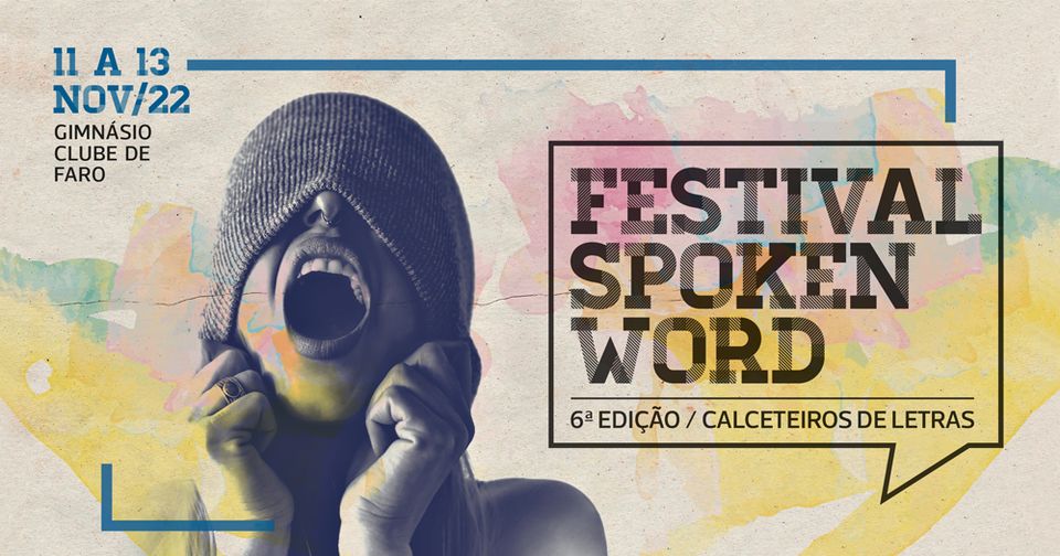 Festival Spoken Word - Calceteiros de Letras | 11 a 13 NOV