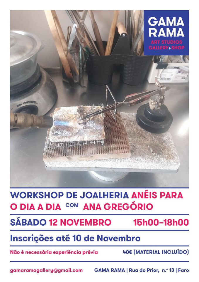 Workshop de Joalharia - ANÉIS PARA O DIA A DIA 