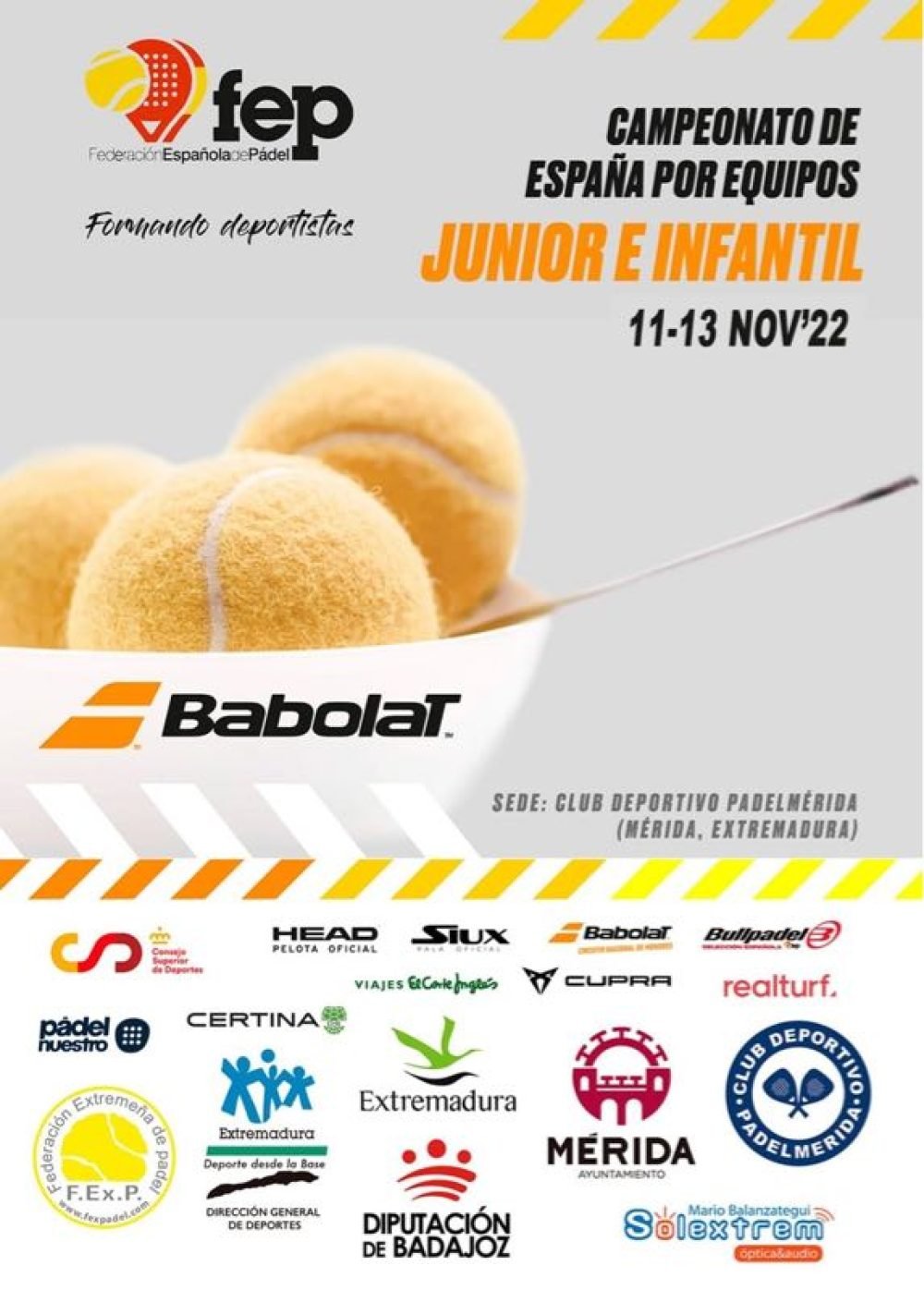 Campeonatos de España por Equipos Junior e Infantil de Pádel