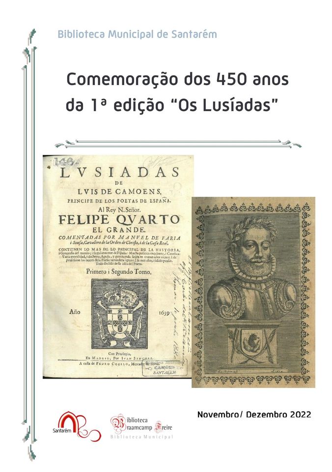 Mostra Bibliográfica “Comemoração dos 450 anos da 1ª edição “Os Lusíadas”