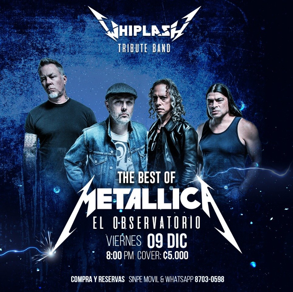 The Best of METALLICA! Banda: WHIPLASH!