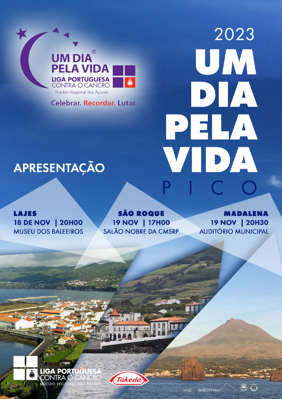 Museu do Pico acolhe a sessão Um Dia Pela Vida, do Núcleo Regional dos Açores da Liga Portuguesa Contra o Cancro