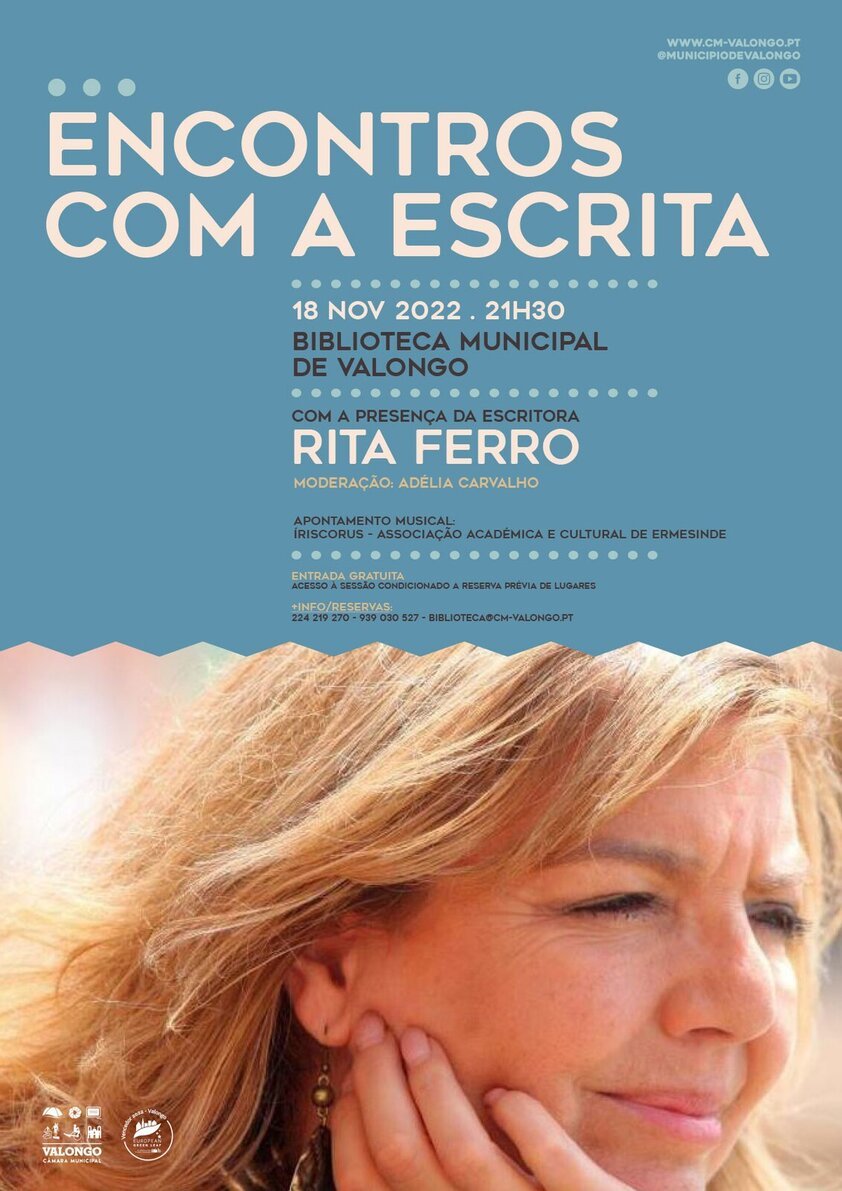 Rita Ferro no 'Encontros com a Escrita'