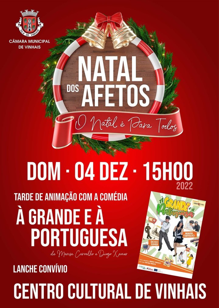 Natal dos afetos comédia 'à grande e à  portuguesa'