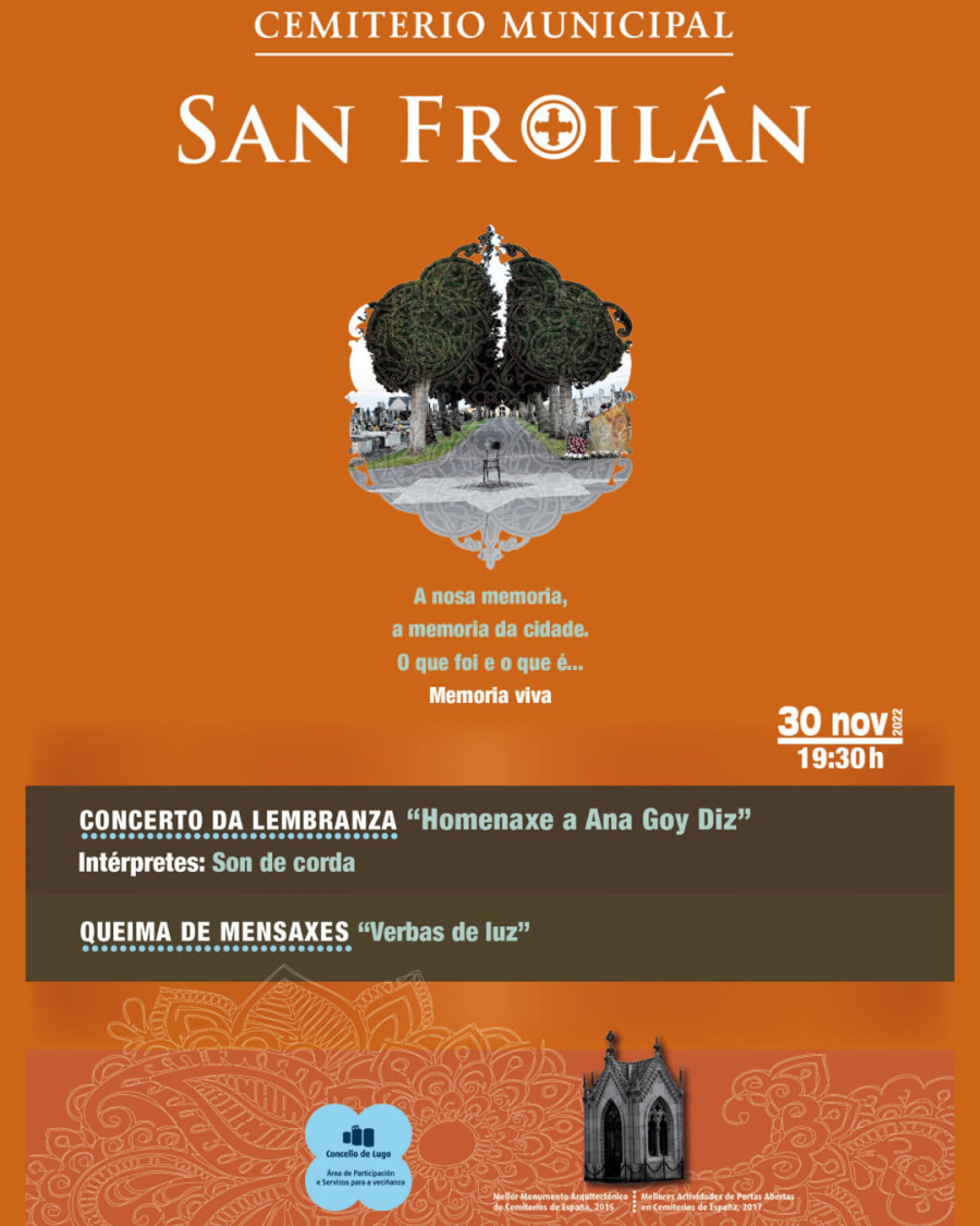 Concerto da Lembranza no cemiterio San Froilán